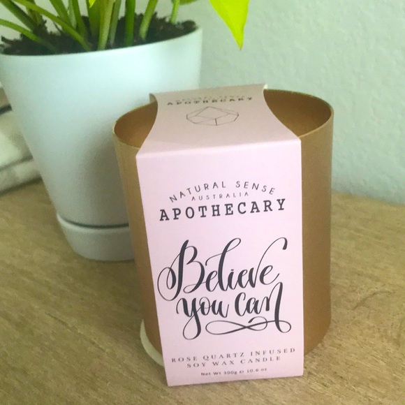 Rose Quartz Crystal Candle - Picture 5 of 6